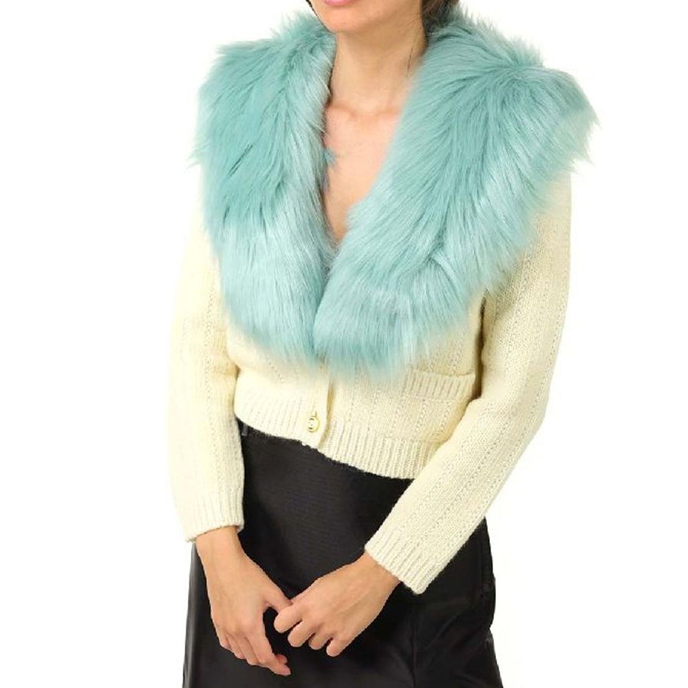 White Wool Cardigan