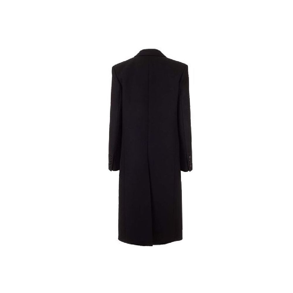 Saint Laurent Tailored Coat in Black | Made in Italy