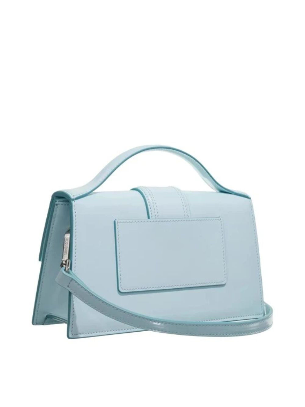 Jacquemus Le Grand Bambino Leather Crossbody Bag in Pale Blue