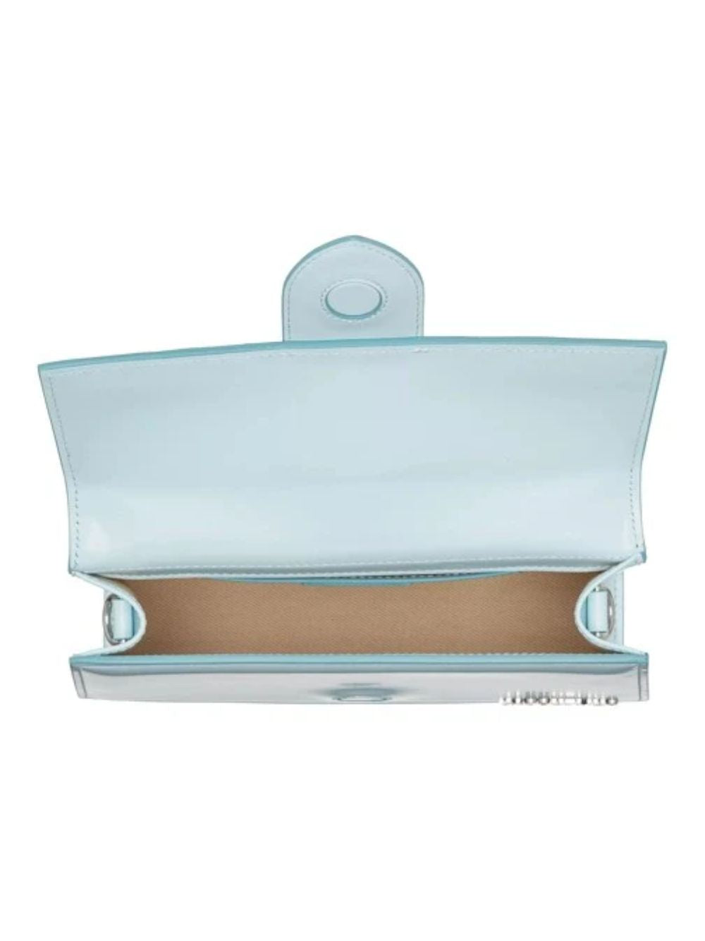 Jacquemus Le Grand Bambino Leather Crossbody Bag in Pale Blue