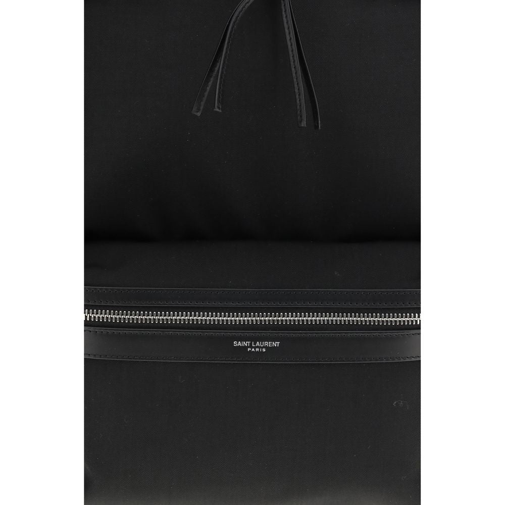 Black Nylon Backpack