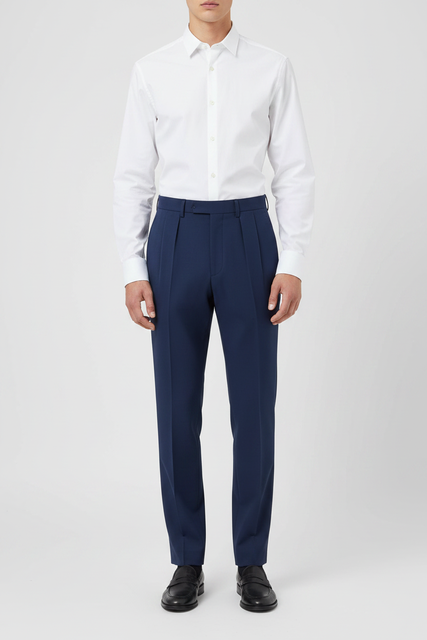 Two-tone Wool Oves Aries Dress Pants