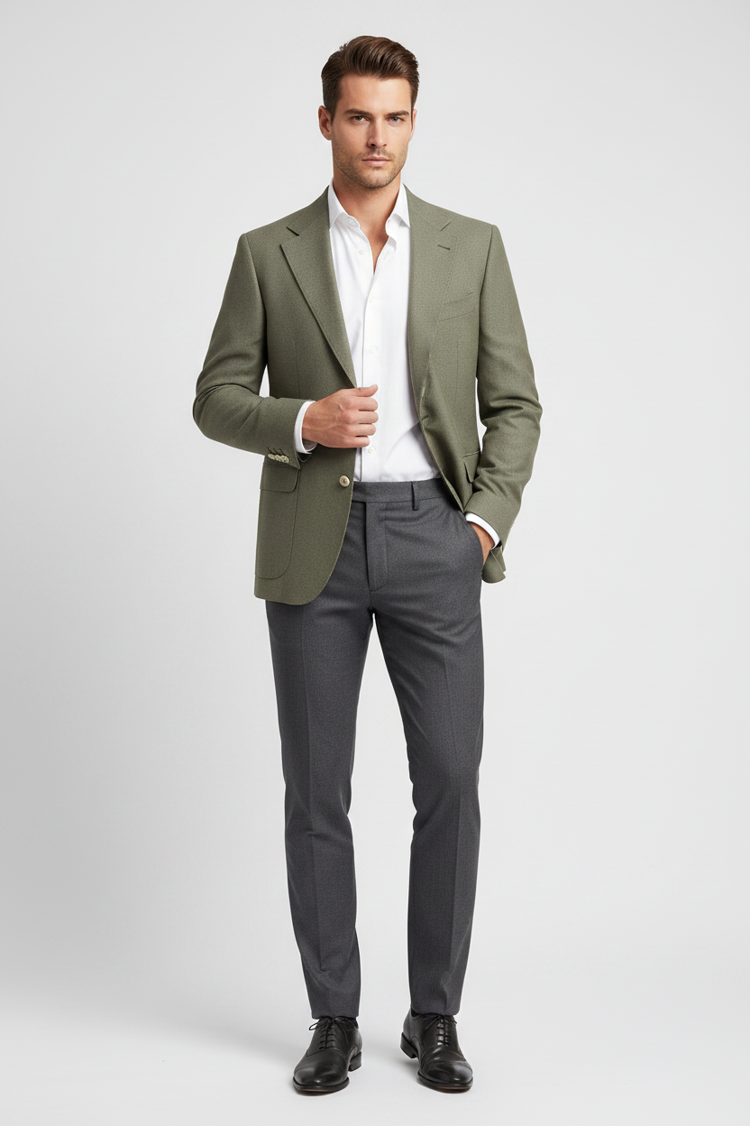 Bicolor Silk Coat