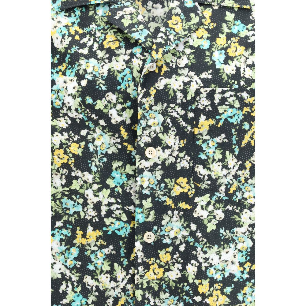 Valentino Garavani Papier Floral Multicolor Cotton Poplin Shirt
