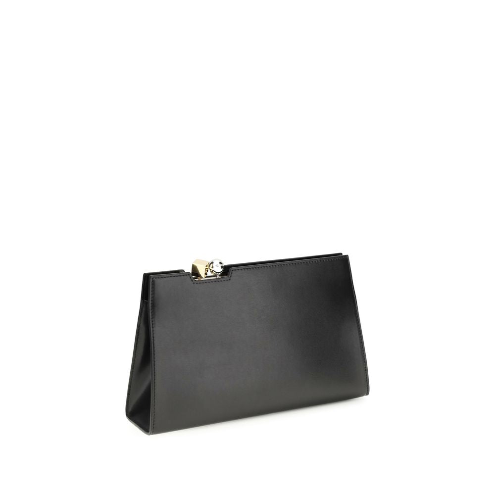 Black Calf Leather Bos Taurus Shoulder Bag