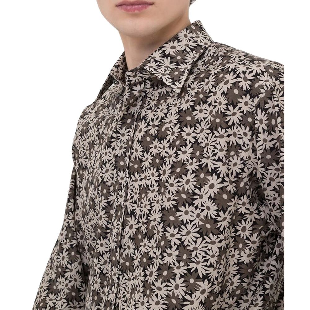 Bicolor Cotton Shirt