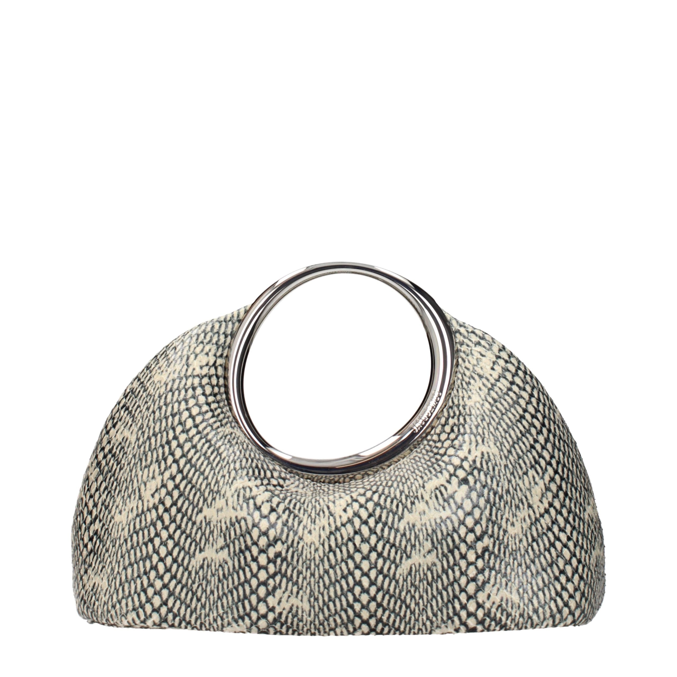 Jacquemus Le Bambino Beige Leather Handbag Women