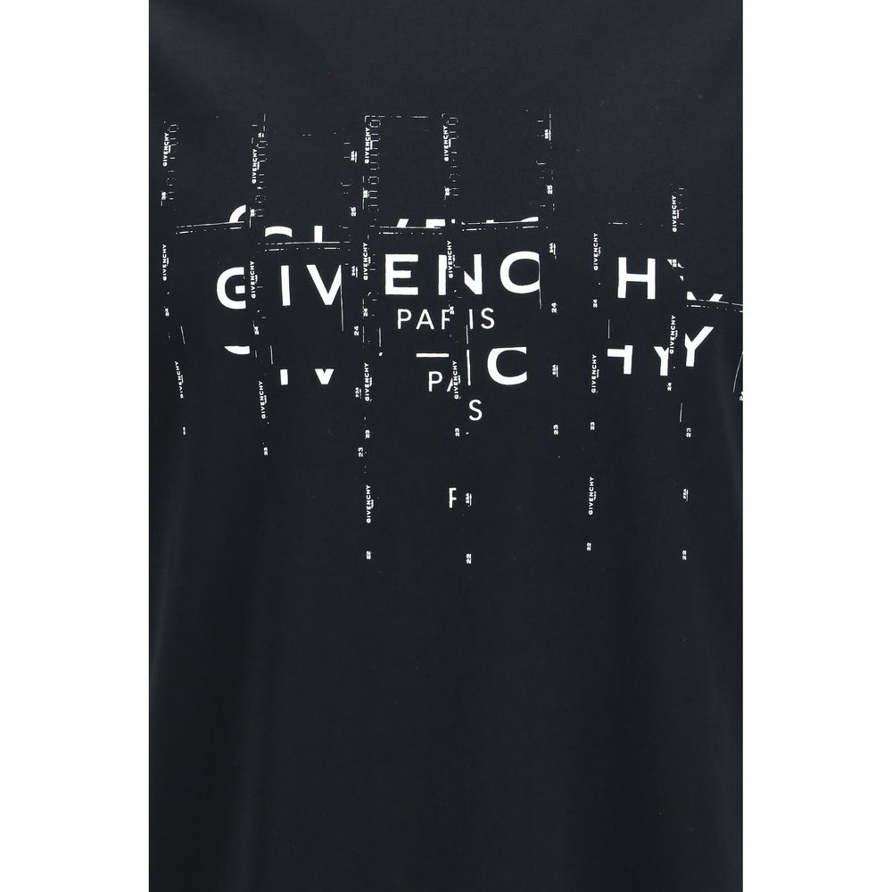 Givenchy Black Cotton Photographic Negative Print T-Shirt AW26