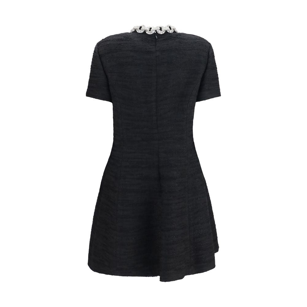 Valentino Garavani Black Cotton Cocktail Dress