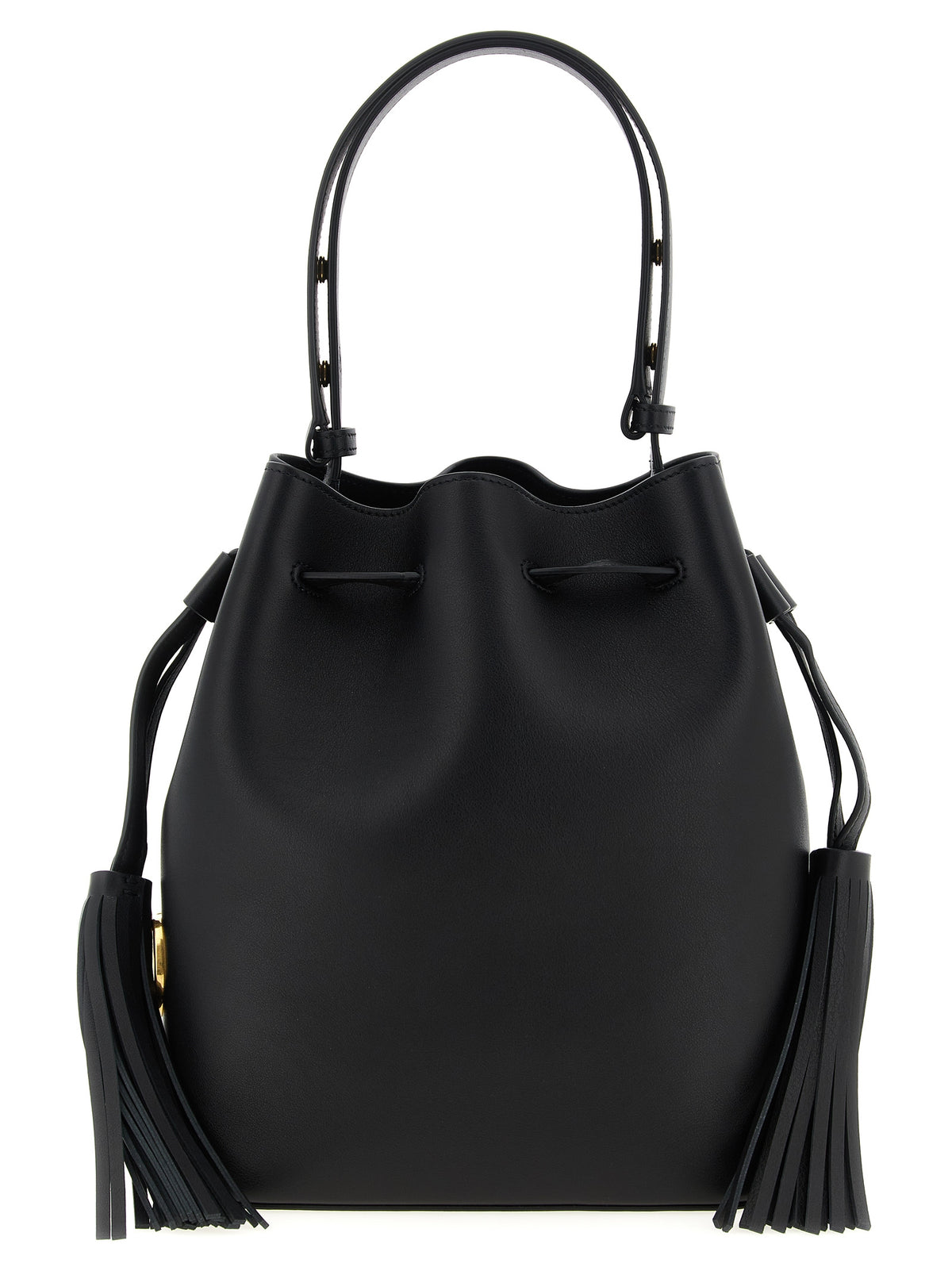 Valentino Garavani Black Calfskin Shoulder Bag Women
