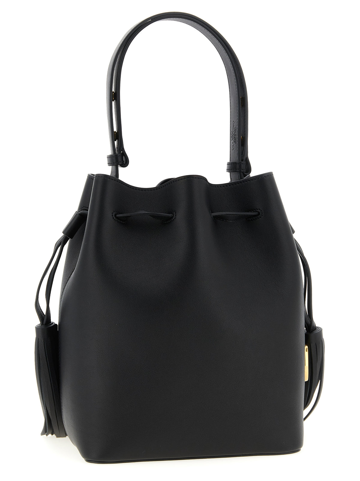 Valentino Garavani Black Calfskin Shoulder Bag Women