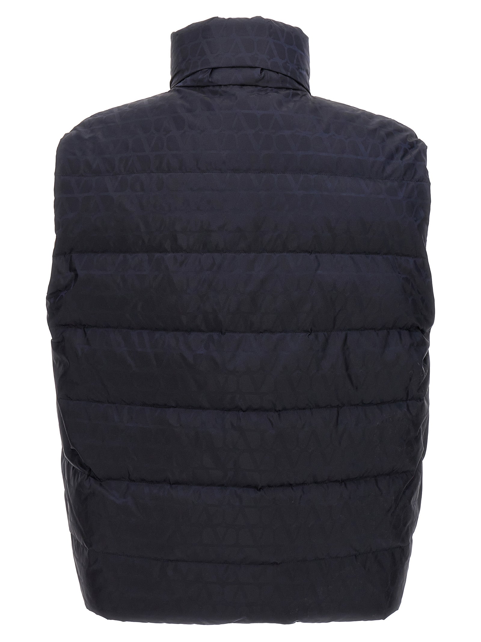 Valentino Garavani Toile Iconographe Feather-Padded Vest