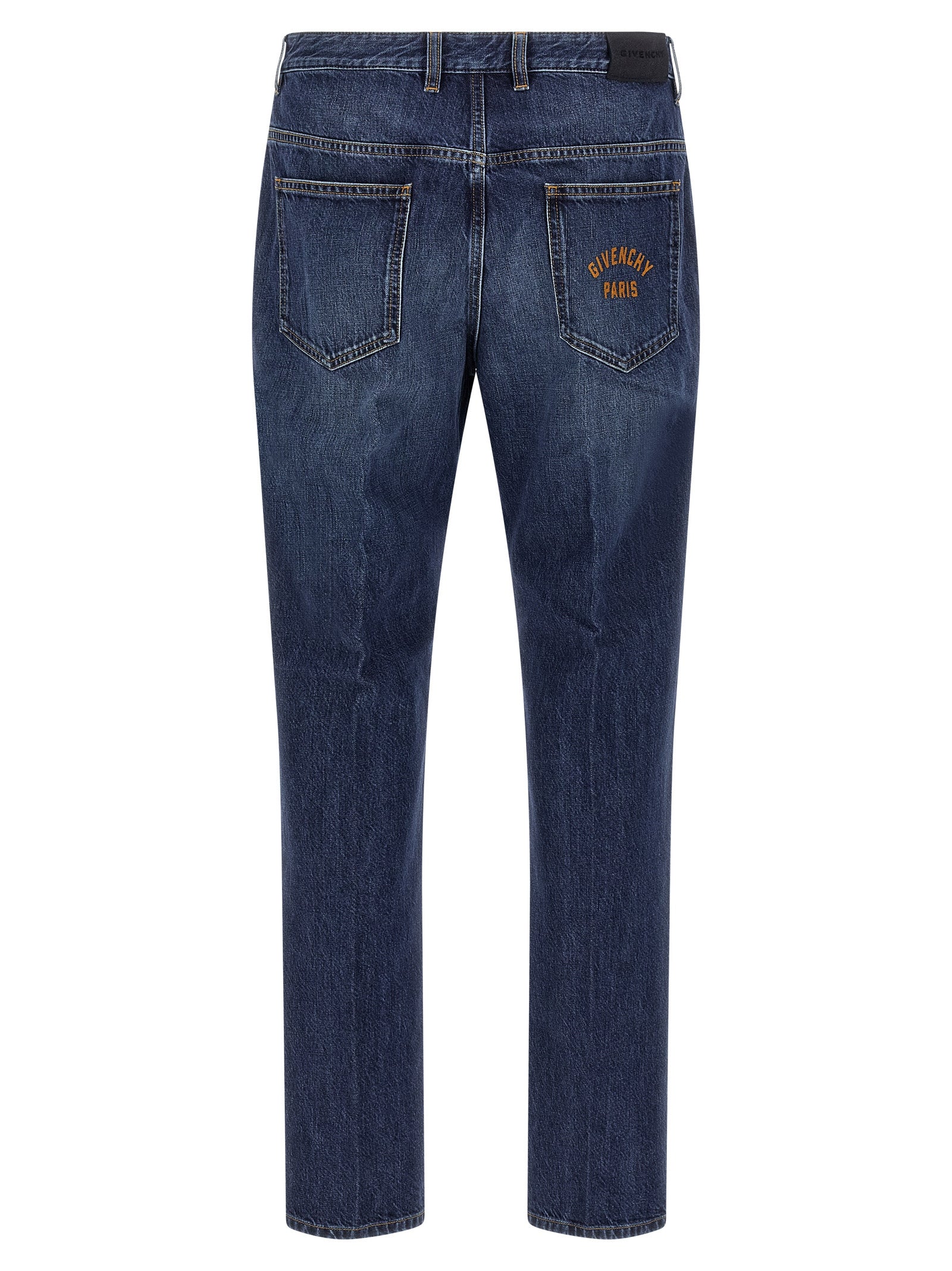 Givenchy Blue Cotton Straight-Leg Denim Jeans