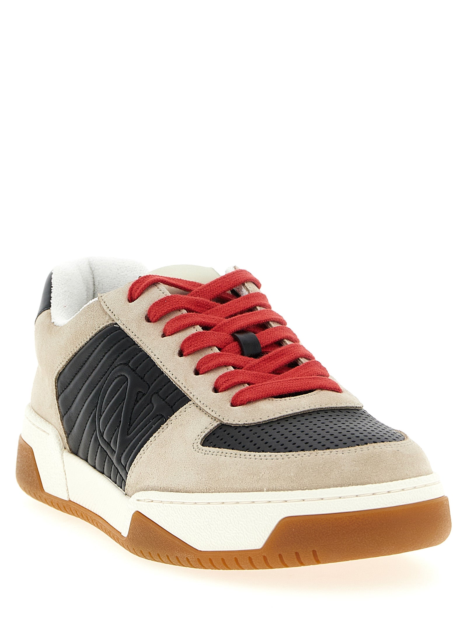 Valentino Garavani Sparry Quilted Calfskin Sneakers in Multicolor