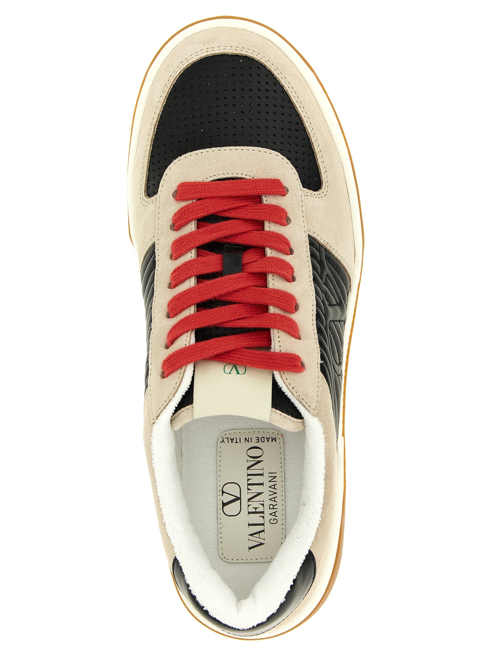 Valentino Garavani Sparry Quilted Calfskin Sneakers in Multicolor