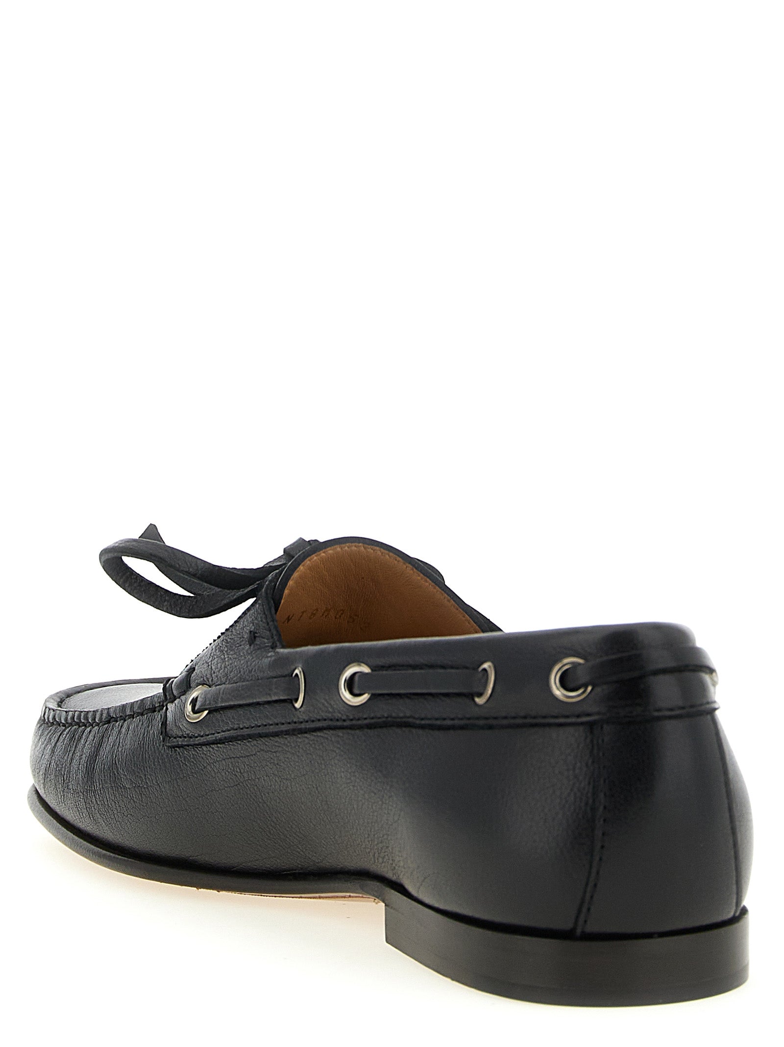 Valentino Garavani Palm Avenue Buffalo Leather Loafers in Black | Made in Italy