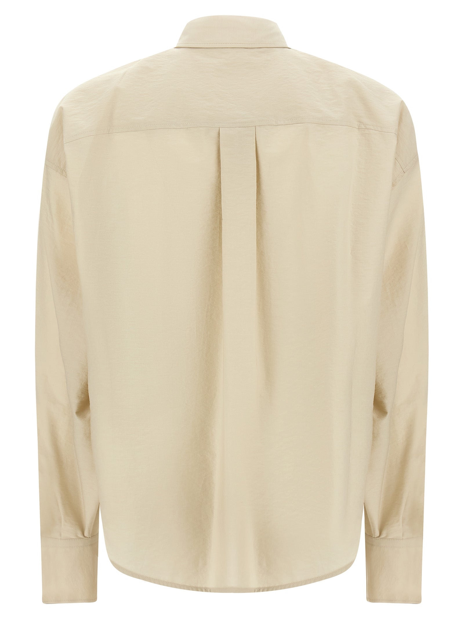 Brunello Cucinelli Beige Cotton Blouse