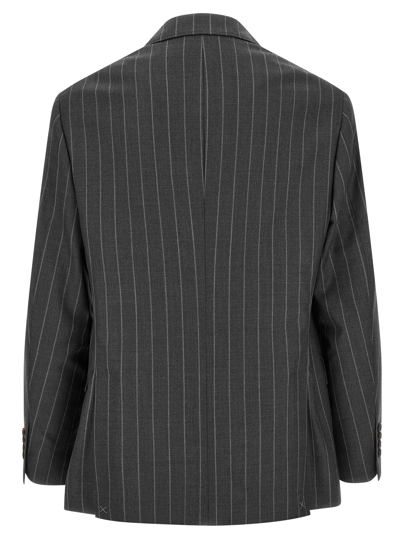 Blazer de Lana Virgen Gris