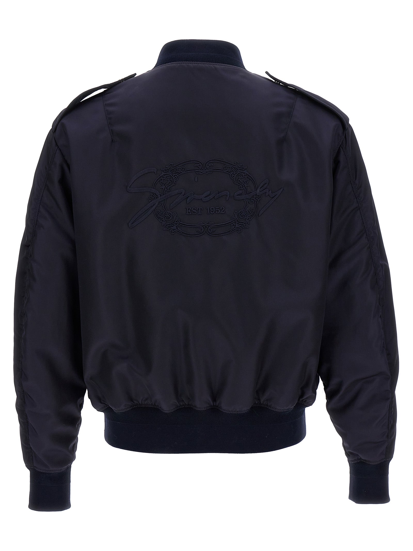 Givenchy Marine Blue Bomber Jacket