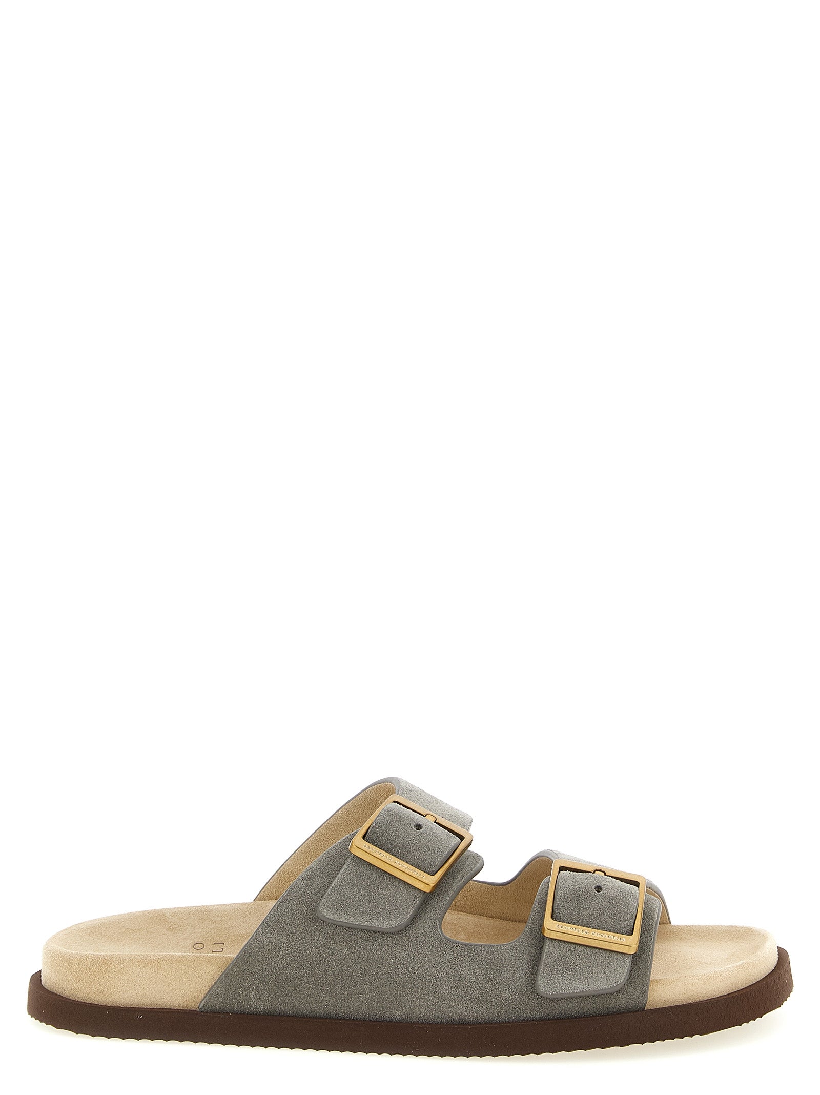 BRUNELLO CUCINELLI’s Suede ‘Urban’ Slides