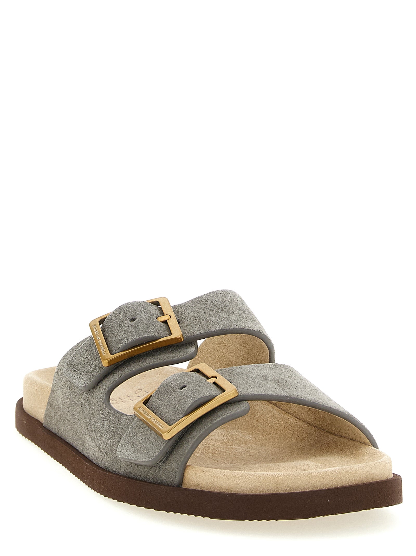 BRUNELLO CUCINELLI’s Suede ‘Urban’ Slides