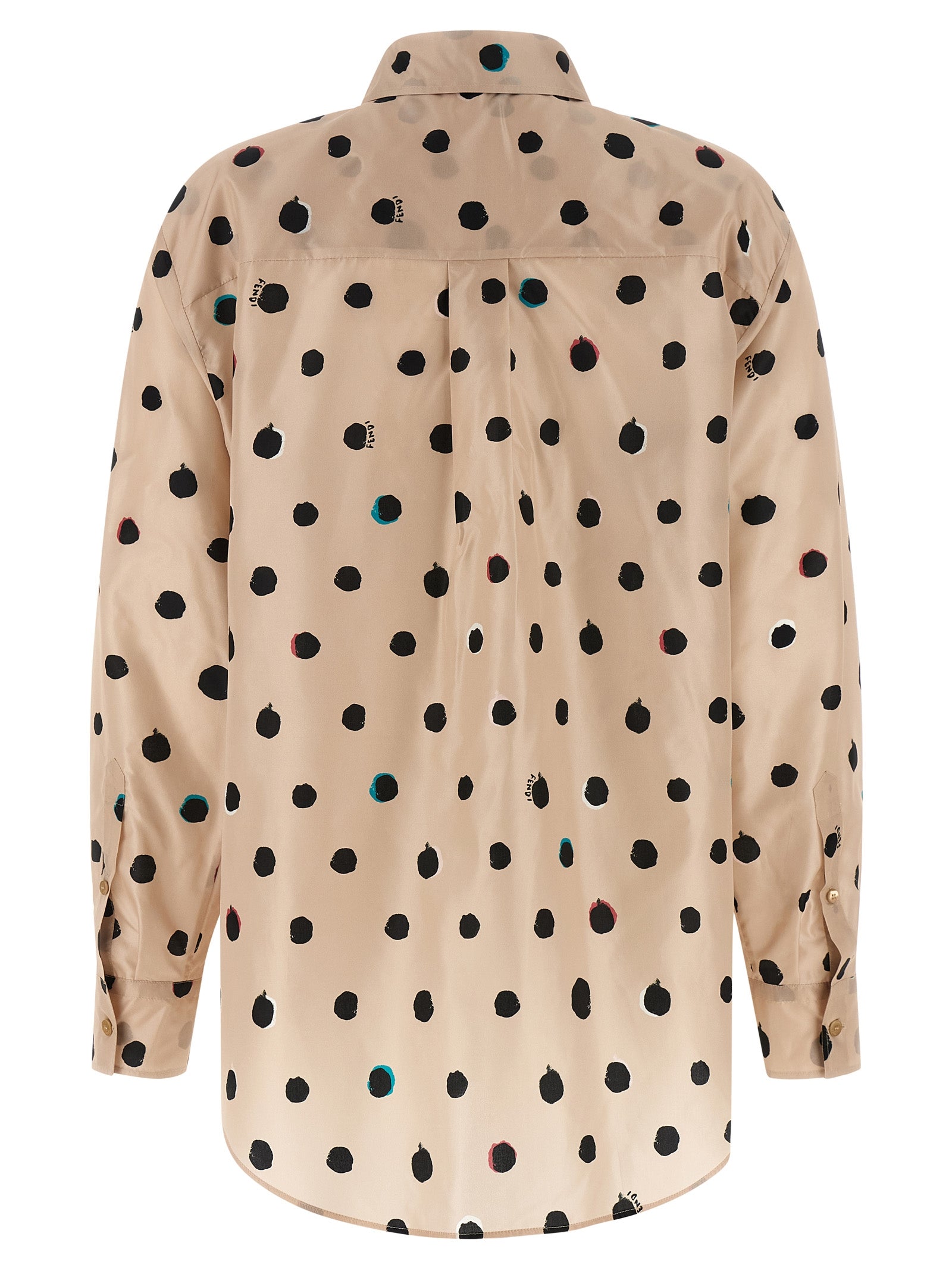 Fendi Multicolor Silk Blouse