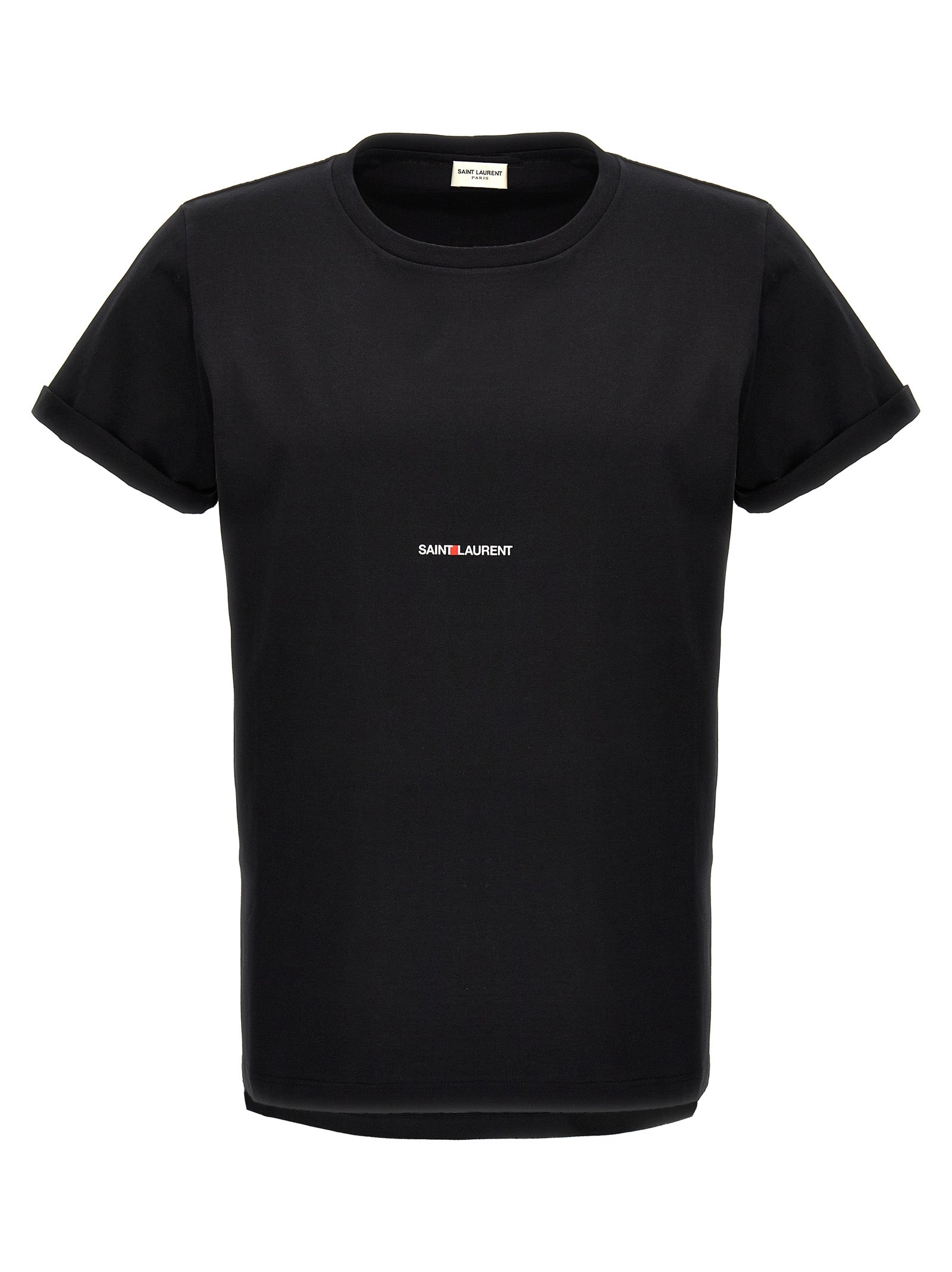 تي شيرت قطني أسود