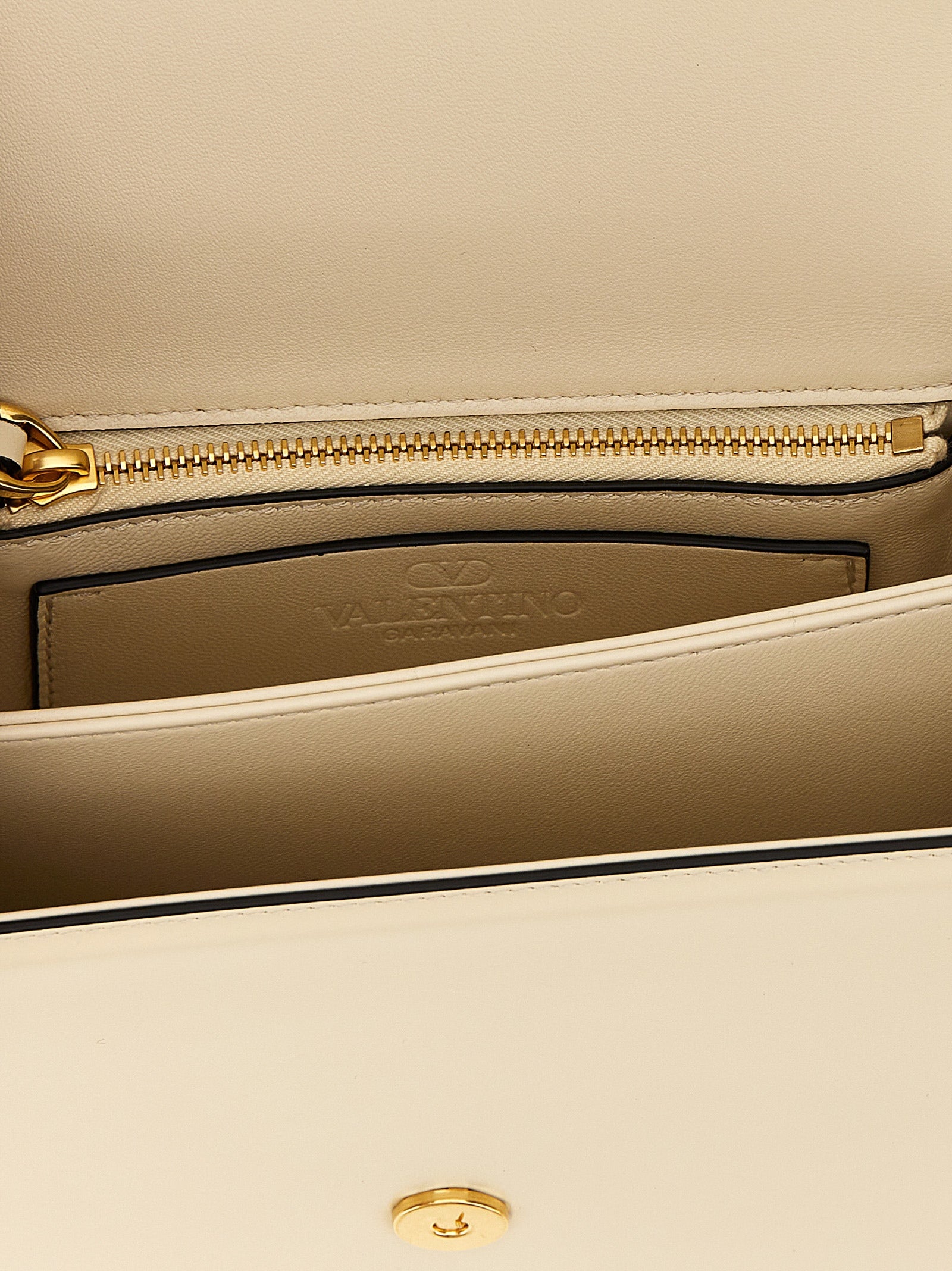 Trendy ‘Vain’ leather shoulder bag by Valentino Garavani