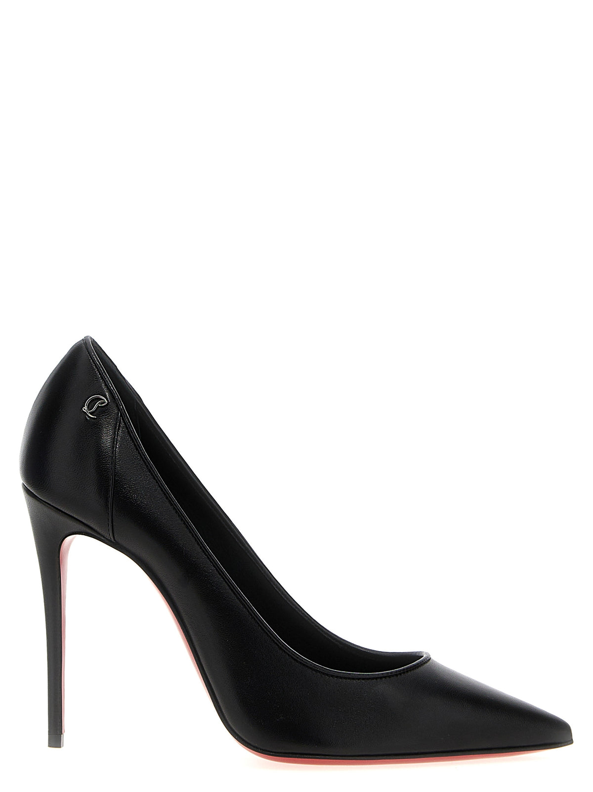 Christian Louboutin Sporty Kate Nappa Leather Pumps in Black | Made in Italy