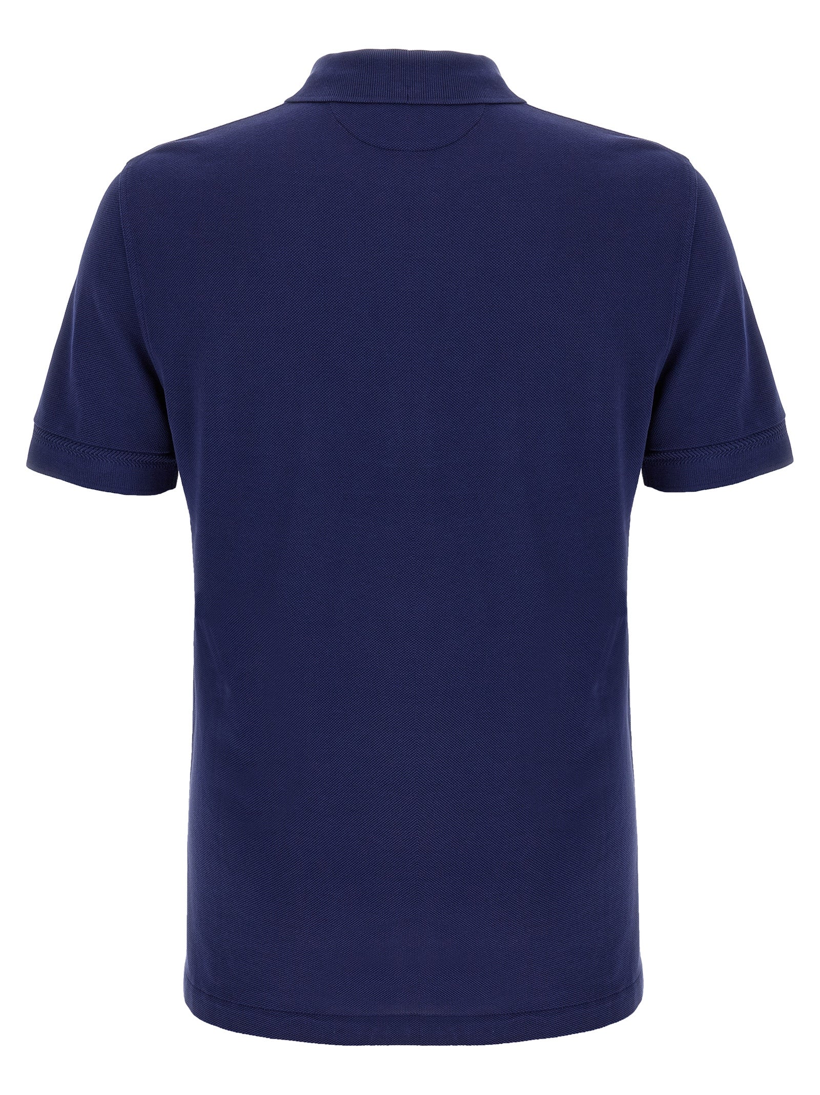 Blue Lyocell Polo Shirt