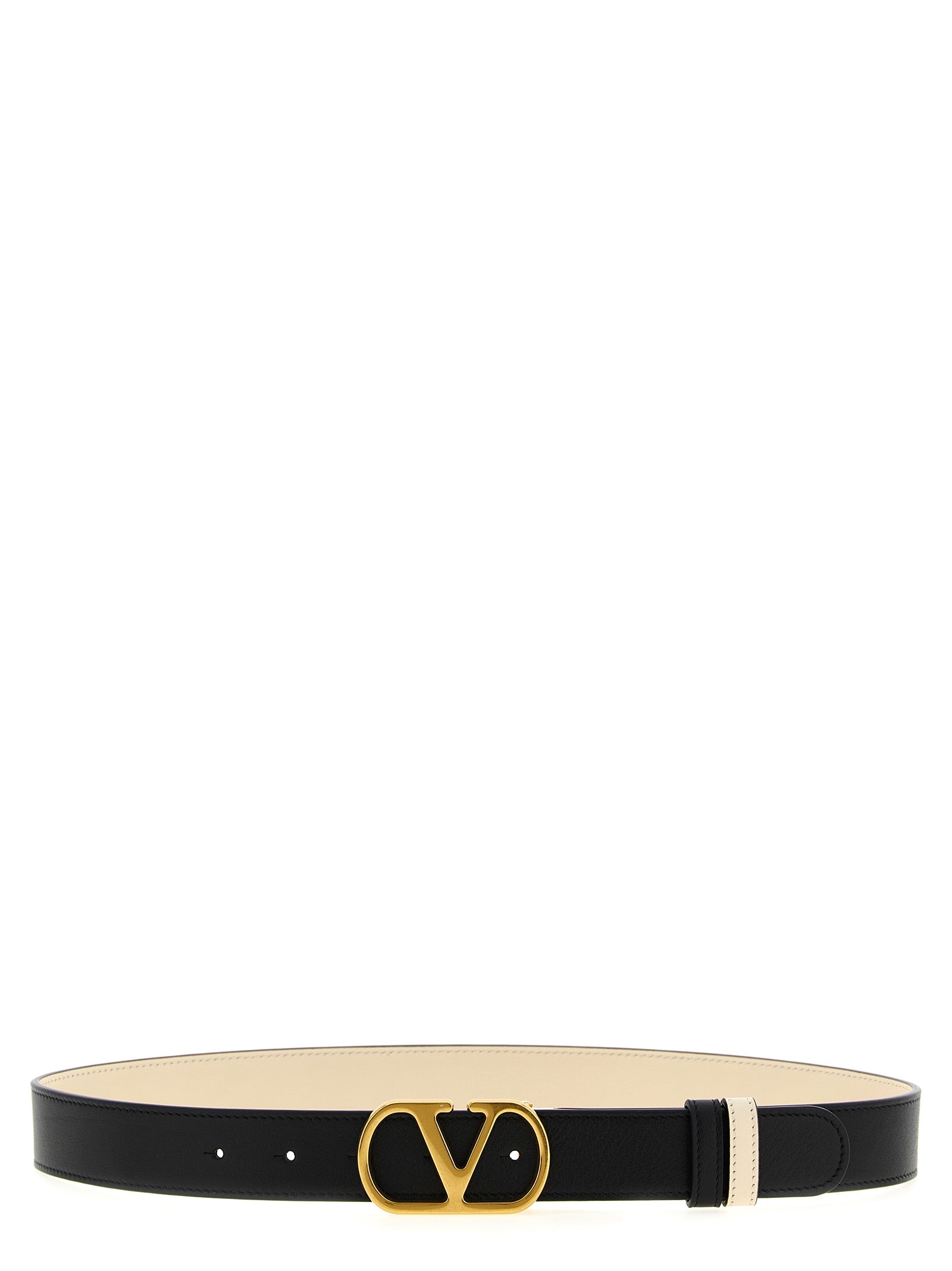 Valentino Garavani VLogo Signature Reversible Belt — Multicolor Calfskin | Women