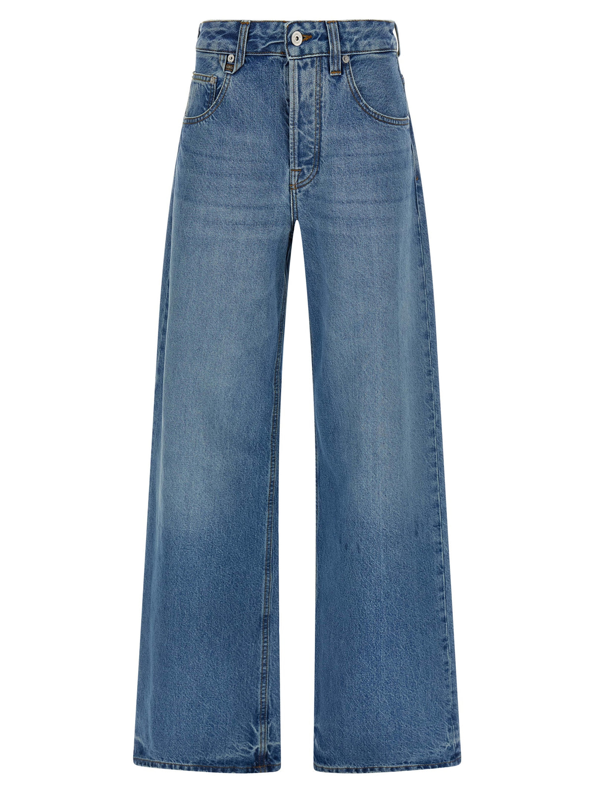 Jacquemus Blue Cotton Jeans Denim