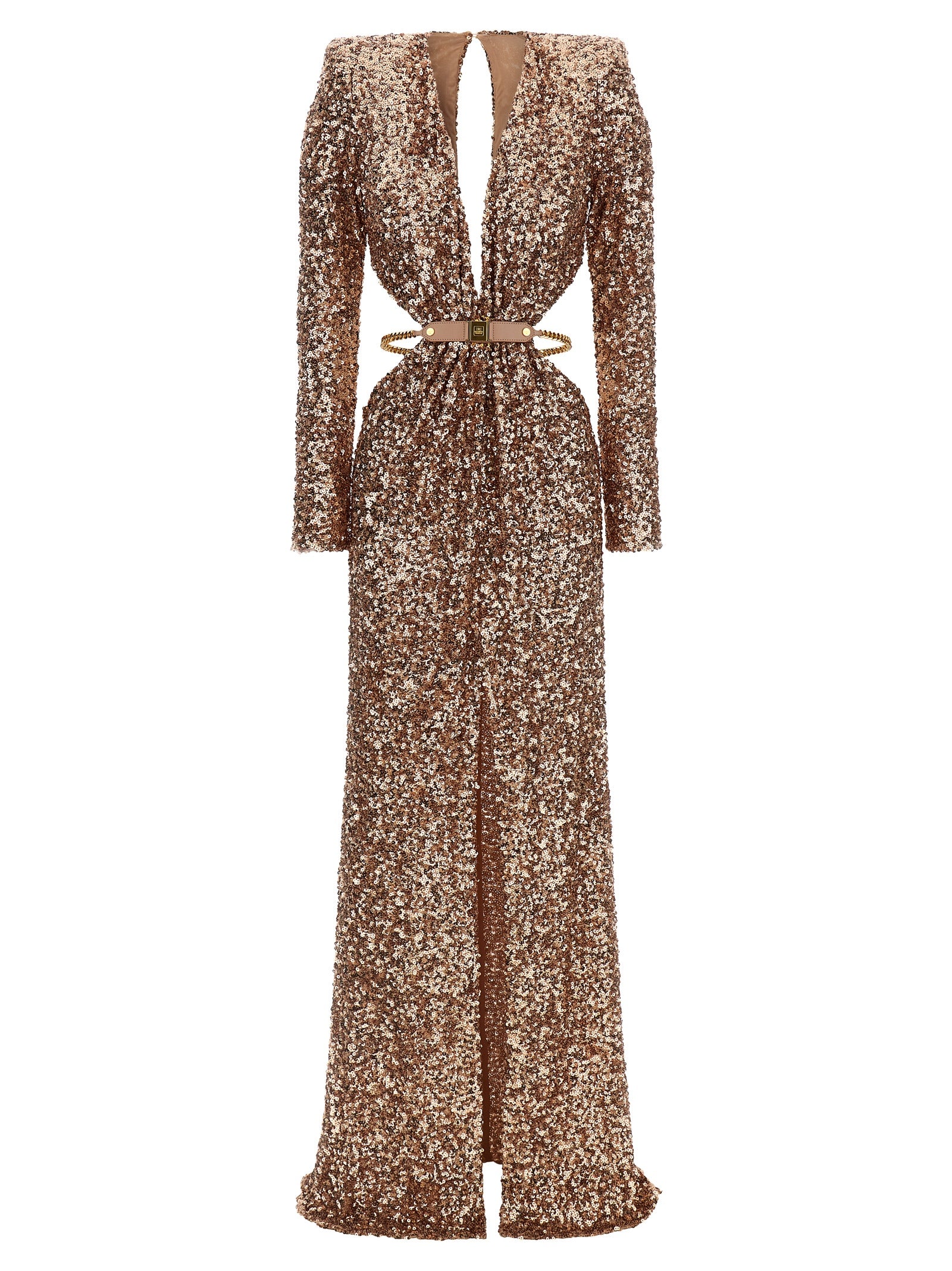Elisabetta Franchi Multicolor Polyester Long Dress