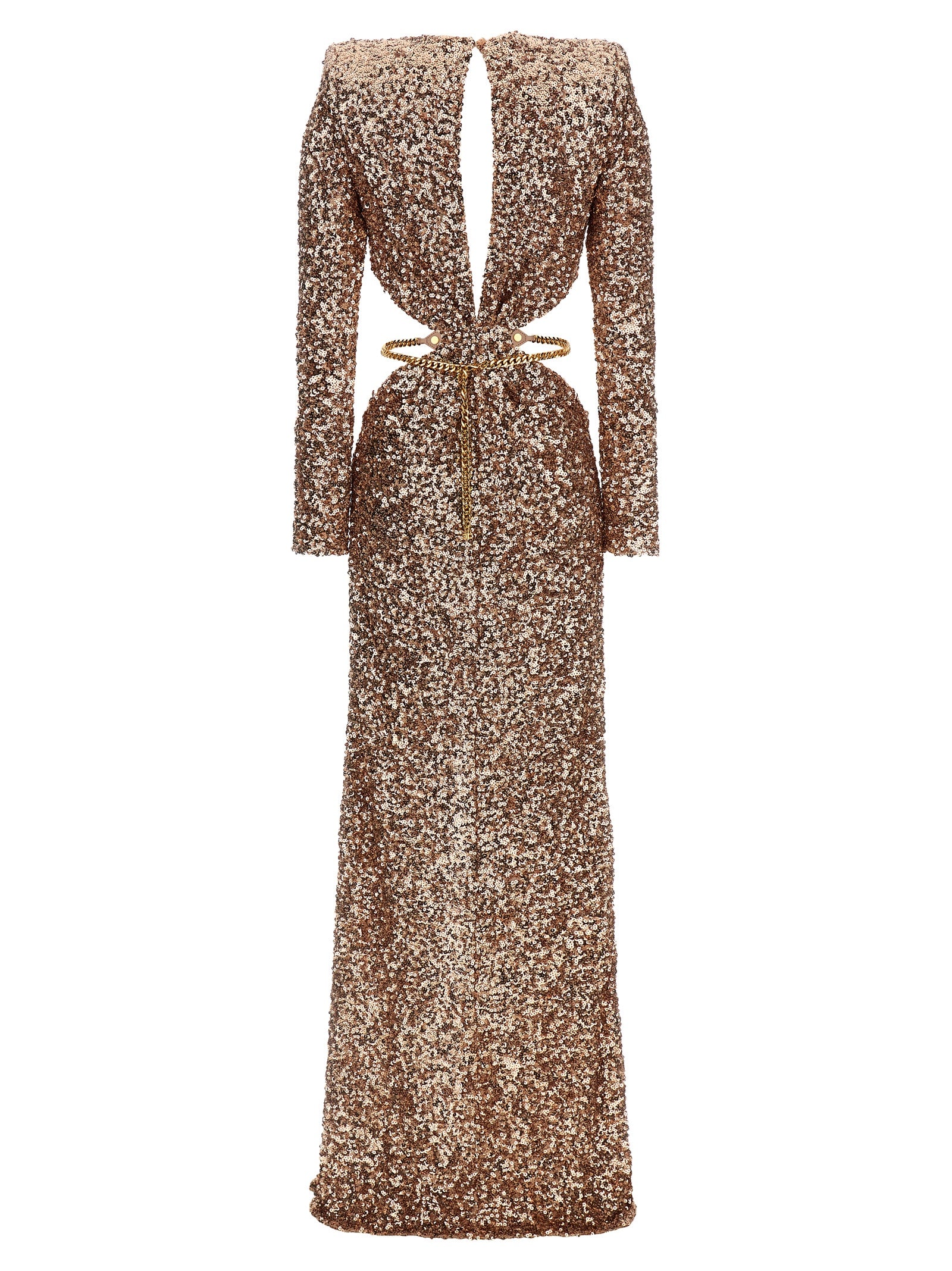 Elisabetta Franchi Multicolor Polyester Long Dress