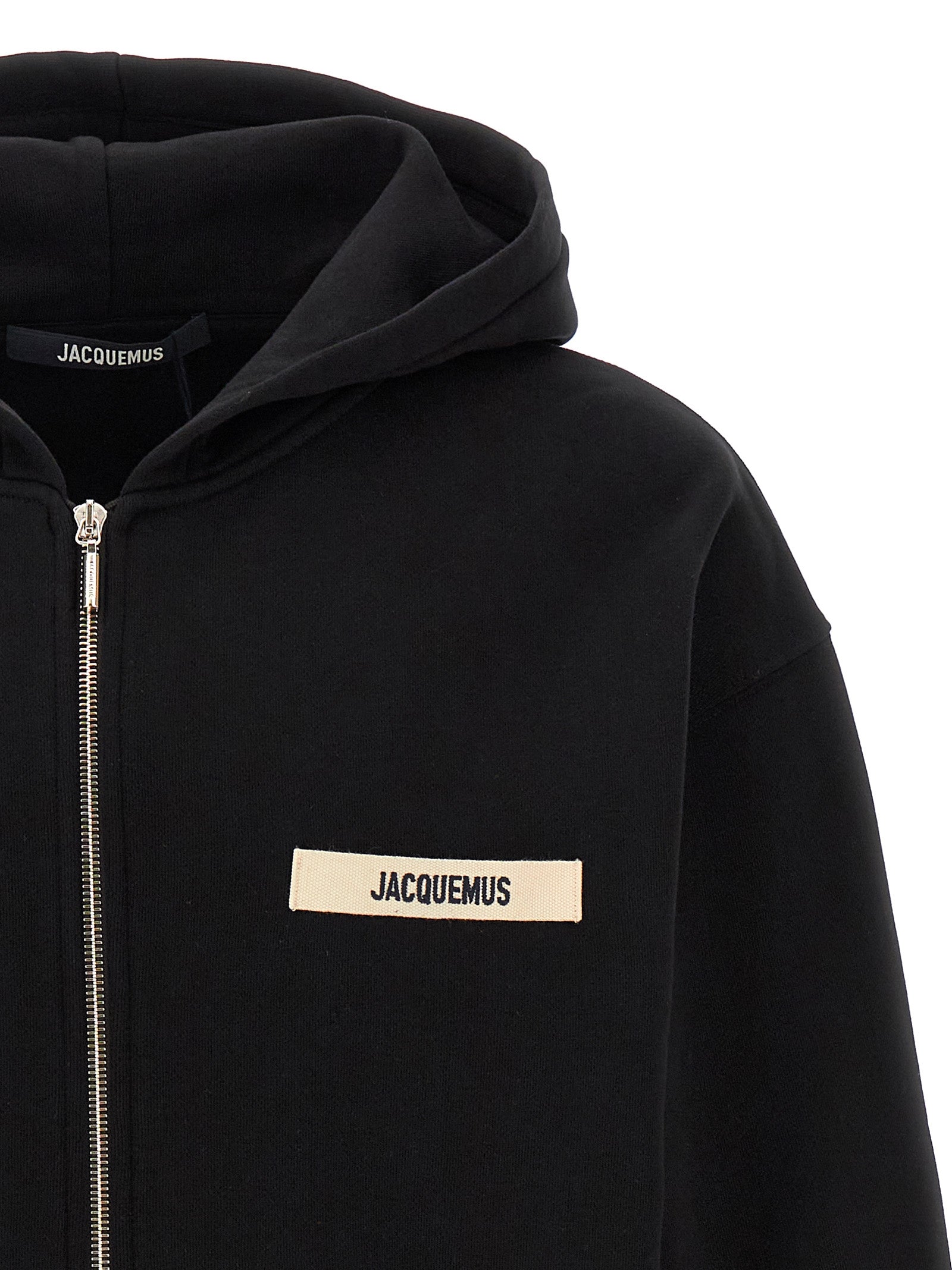Jacquemus Black Cotton Sweatshirt