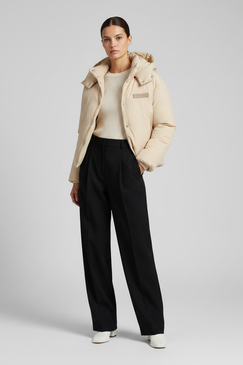 Jacquemus La Doudoune White Padded Down Jacket