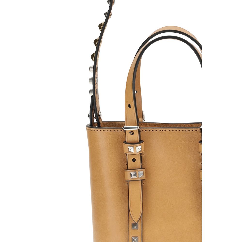 Valentino Garavani Rockstud Mini Beige Bag