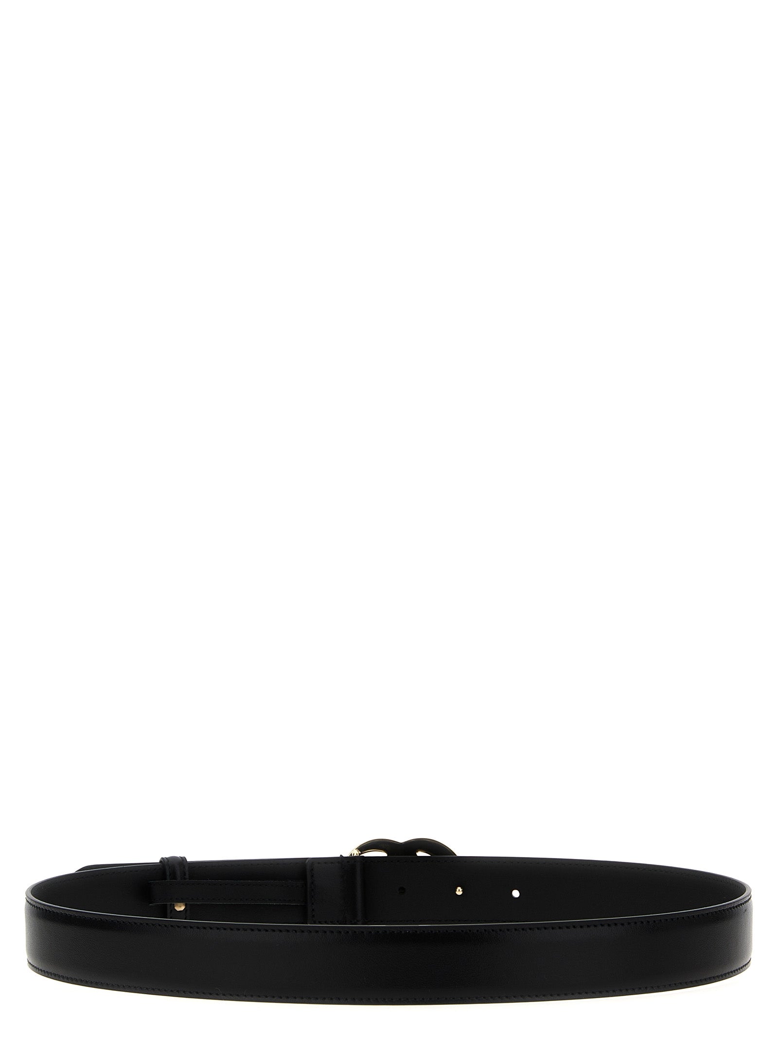 Black Calfskin Regular Belt