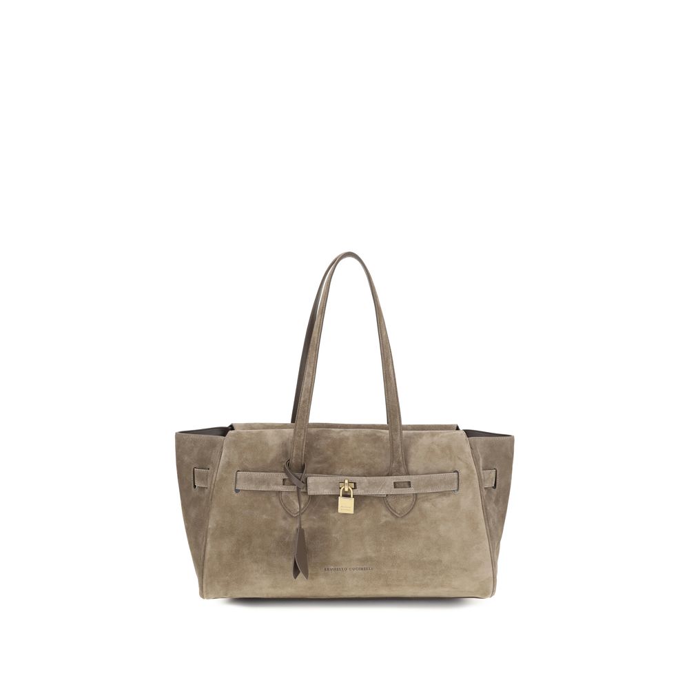 The suede Shoulder Bag by Brunello Cucinelli