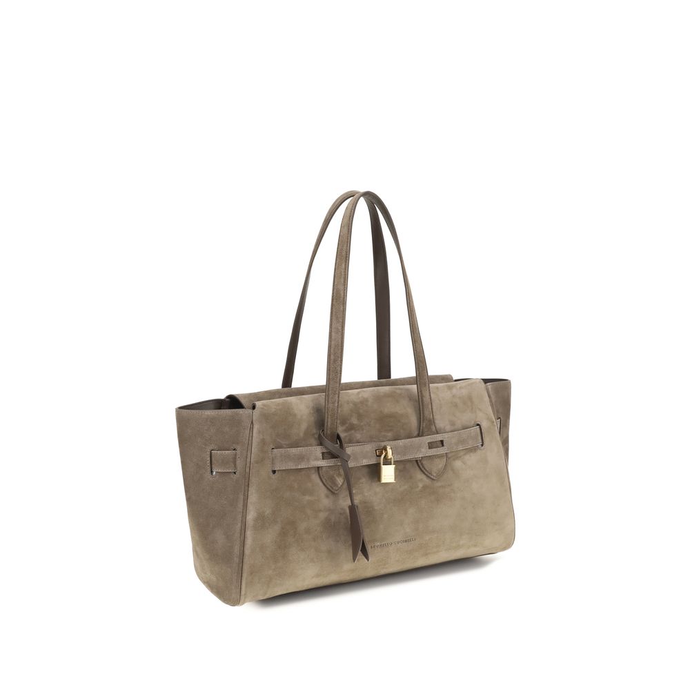 The suede Shoulder Bag by Brunello Cucinelli