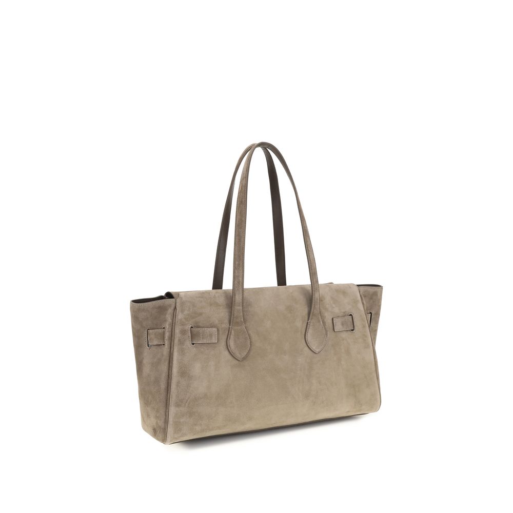 The suede Shoulder Bag by Brunello Cucinelli