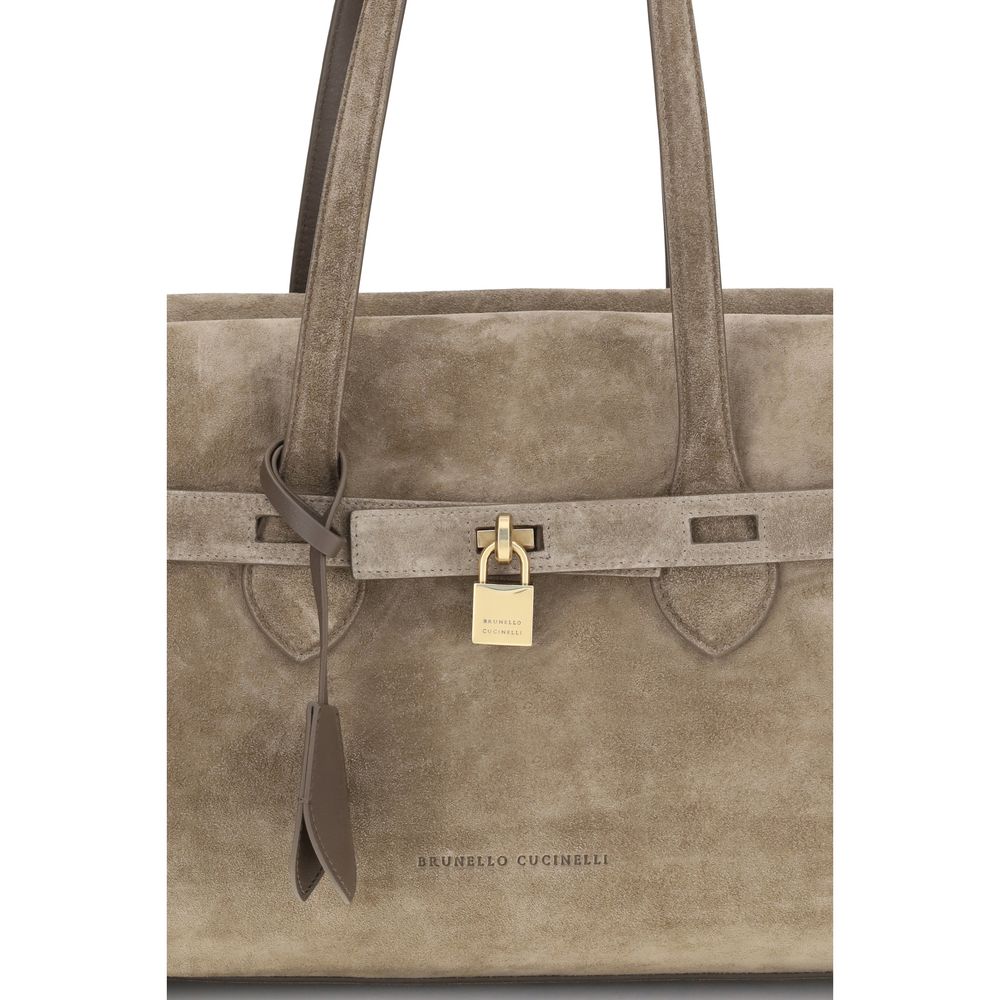 The suede Shoulder Bag by Brunello Cucinelli