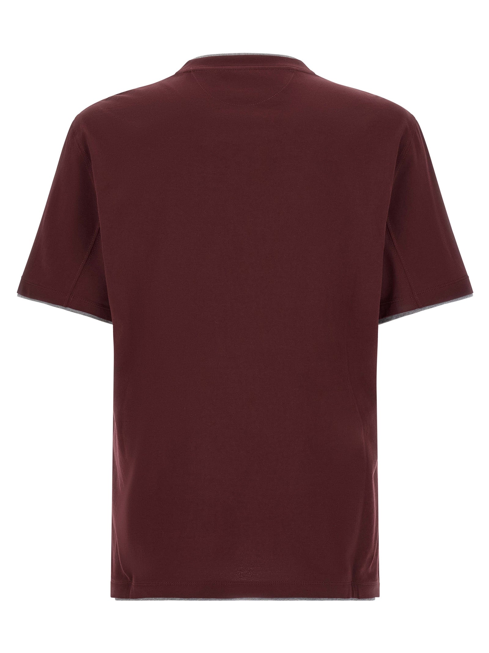 Bordeaux Cotton T-Shirt