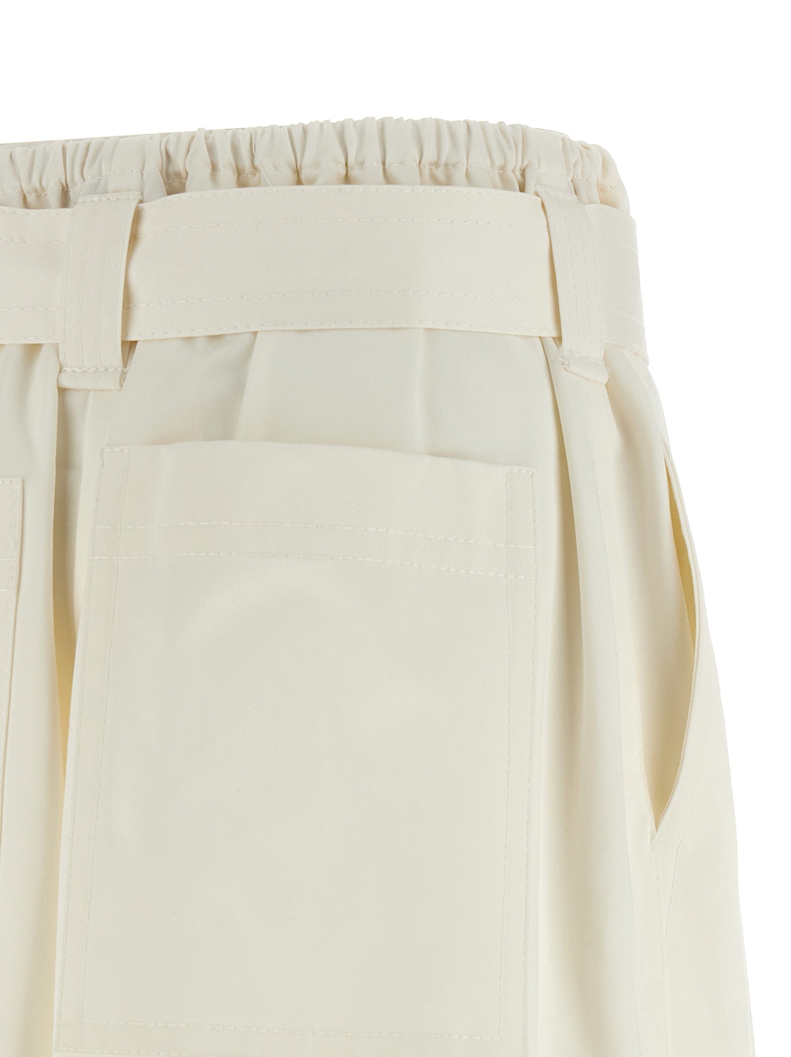 White Bermuda Shorts by Zimmermann