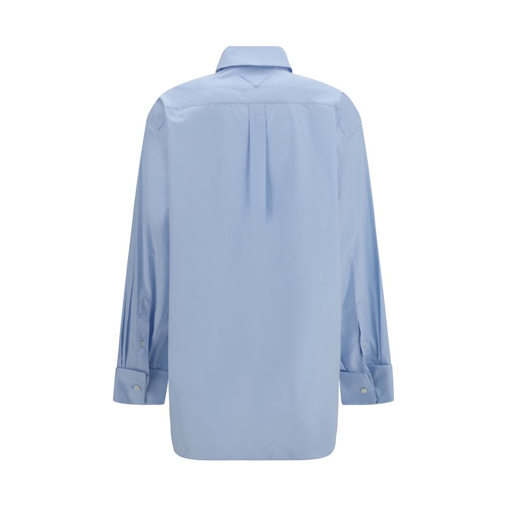 Blue oversized Shirt by Prada