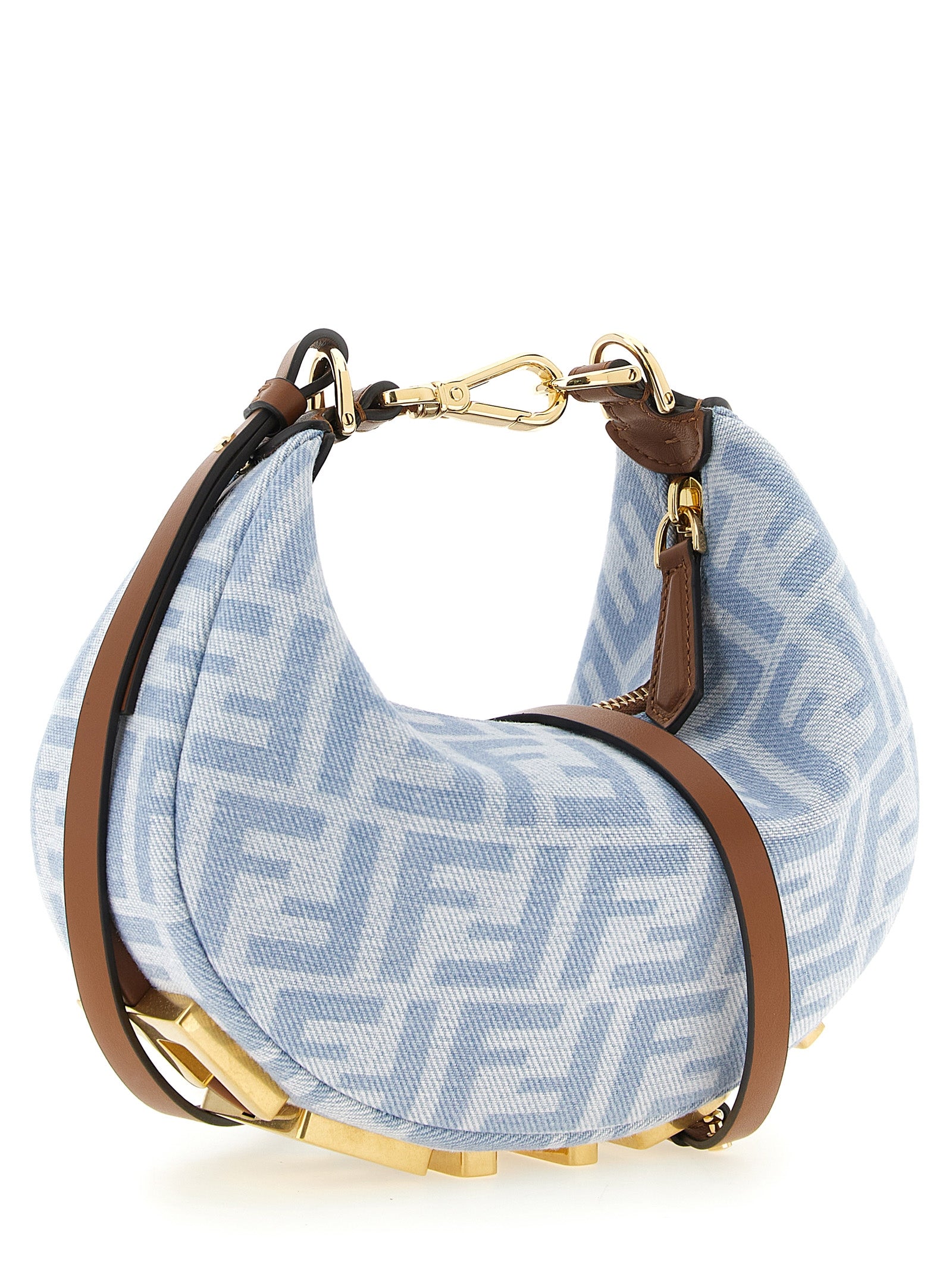 FENDI ‘Fendigraphy’ mini hobo handbag