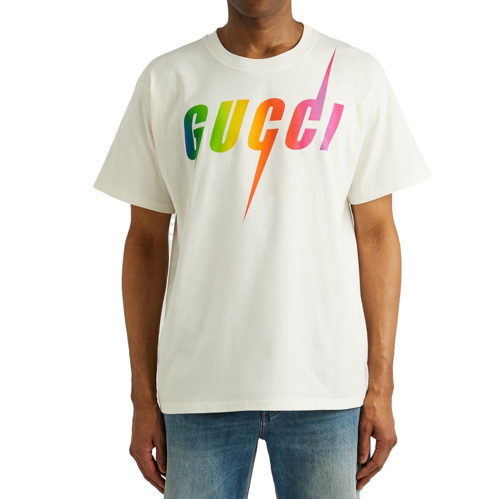 Gucci Cotton Jersey T-Shirt — White | Men