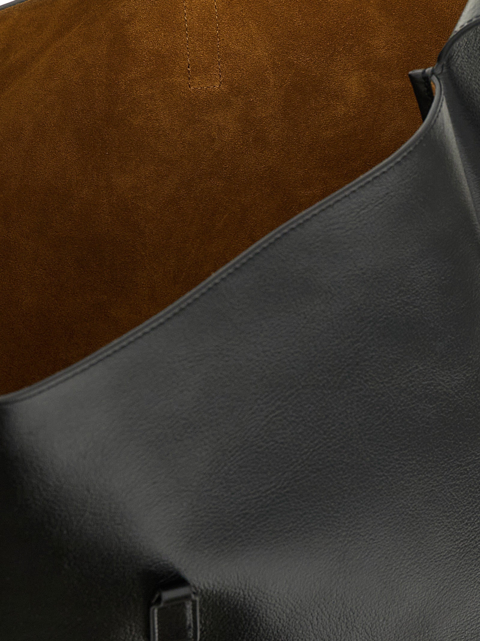 Saint Laurent Le 5 à 7 Gobo Black Hammered Calfskin Hobo Shoulder Bag