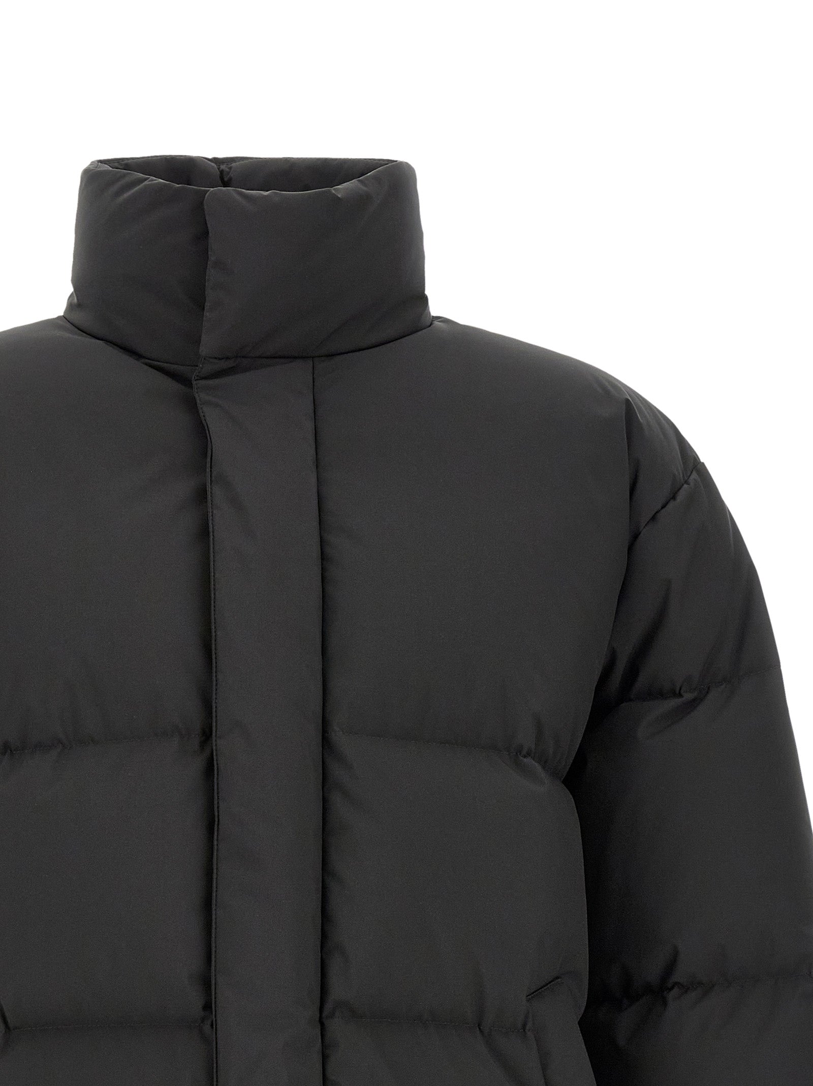 Saint Laurent Black Quilted Polyester Padded Down Jacket Men