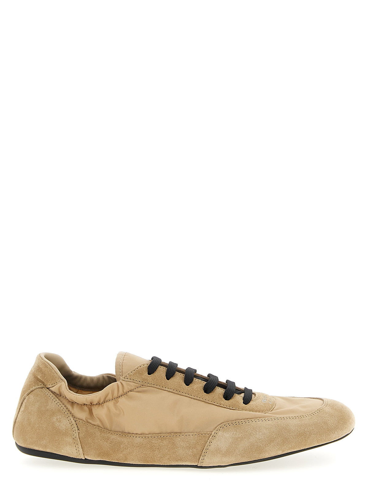 Prada Collapse Re-Nylon & Suede Sneakers in Beige | Made in Italy
